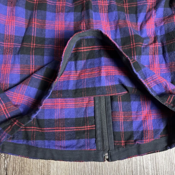 L.L. Bean Women's S Plaid Zip Up Flannel Hoodie Relaxed Fit Shirt Jacket - Picture 12 of 13